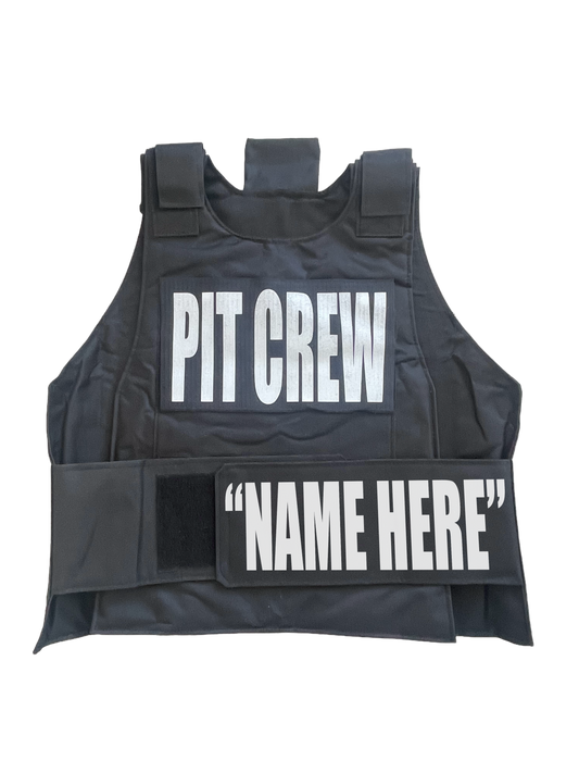 PITCREW VEST V3 CUSTOM NAME STRAP